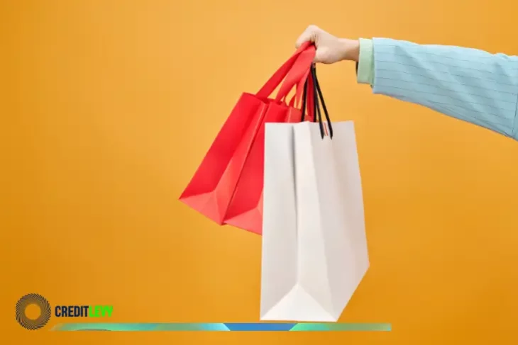 Persona con bolsas de compras simbolizando las ofertas y descuentos de El Buen Fin en México.