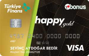 Türkiye Finans Happy Gold kart